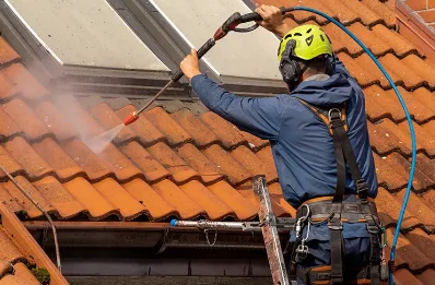 Démoussage et hydrofuge de toiture à Merdrignac